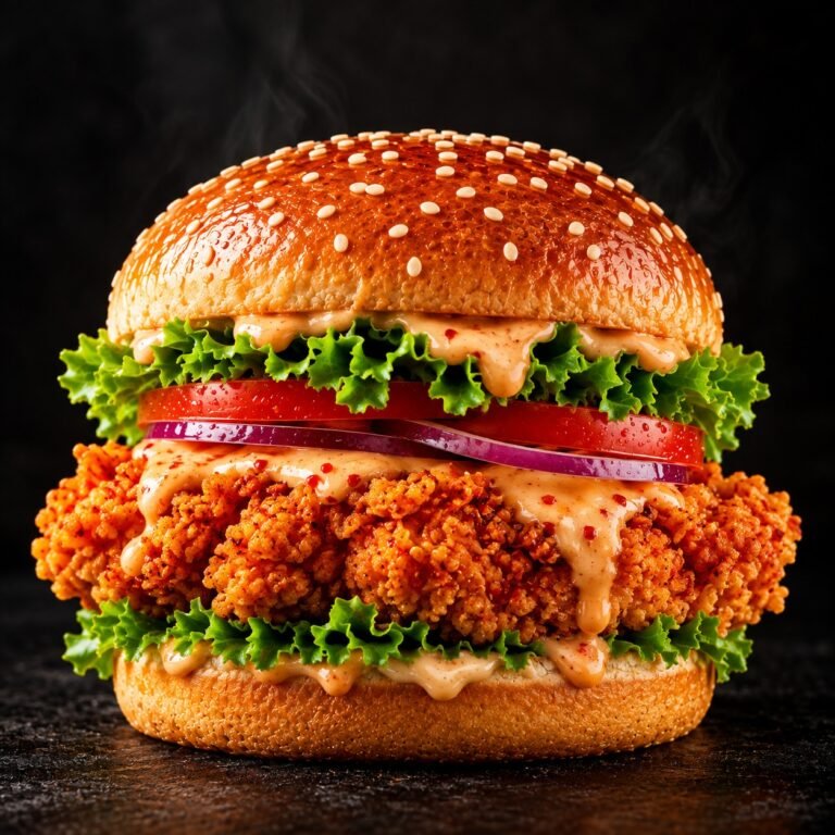 Nashville Hot Zinger Burger