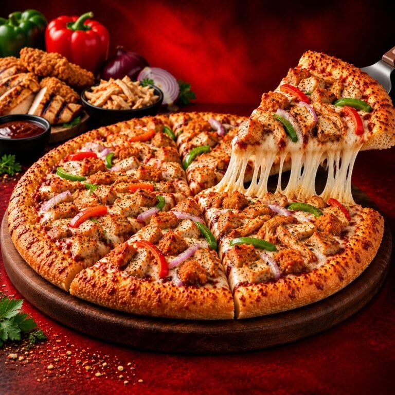 Triple Chicken Pizza