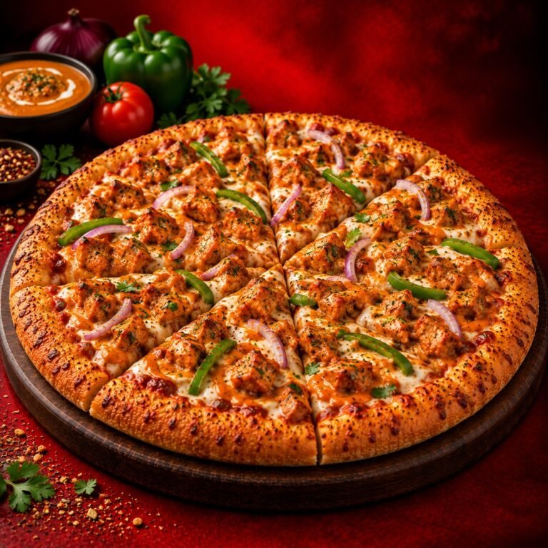Butter Chicken Pizza