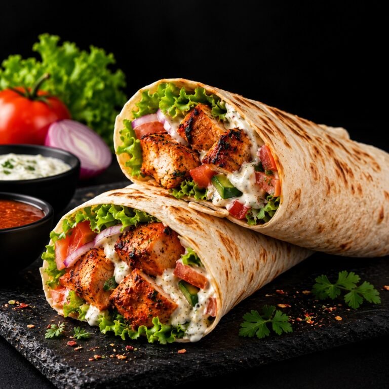 Chicken Tandoori Kabab Wrap