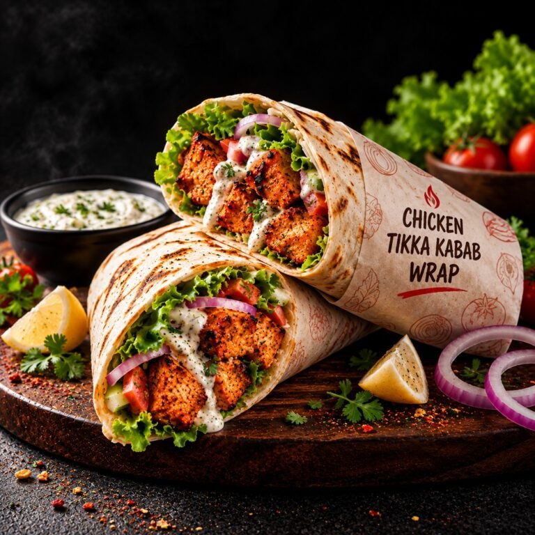 Chicken Tikka Kabab Wrap