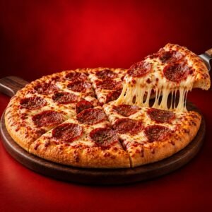 Beef Pepperoni Pizza